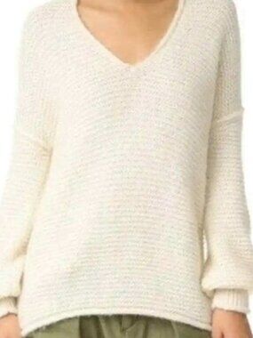 Free People "All Mine" Sweater in Ivory Sz S